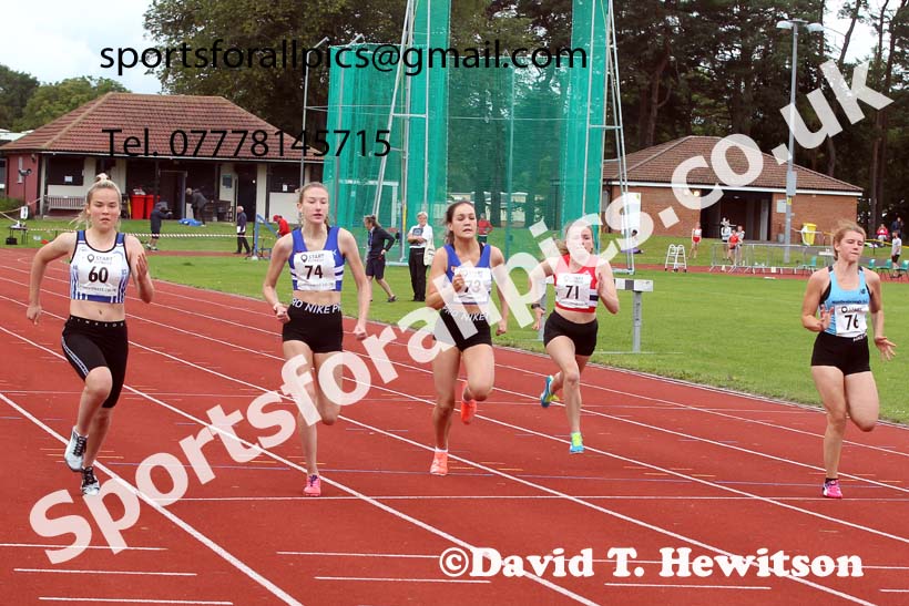 100 metres 04, NECAA Open Meeting, Morpeth, Sunday, March 23rd. David T. Hewitson/Sports for All Pics
